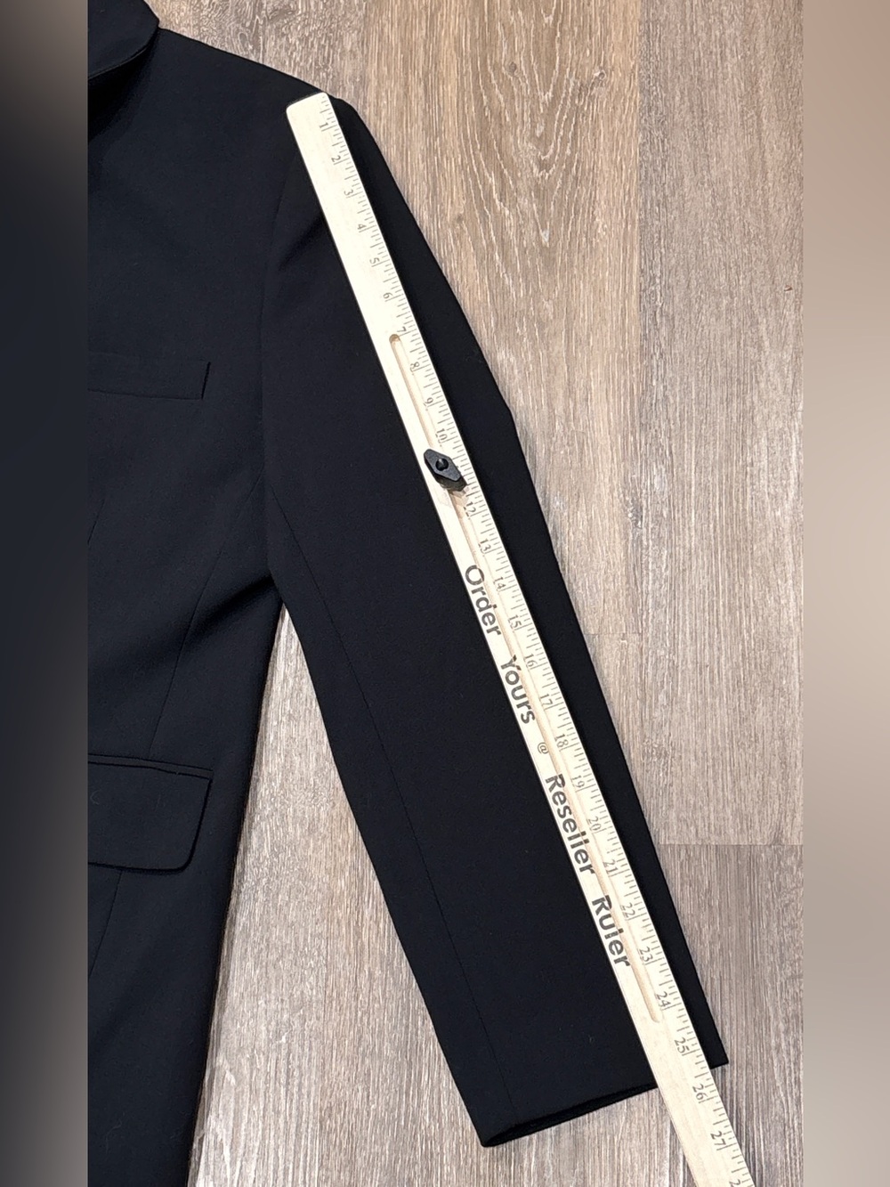 ZARA Black Oversized Blazer Single Button Tailored Jacket XL - Picture 7 of 11